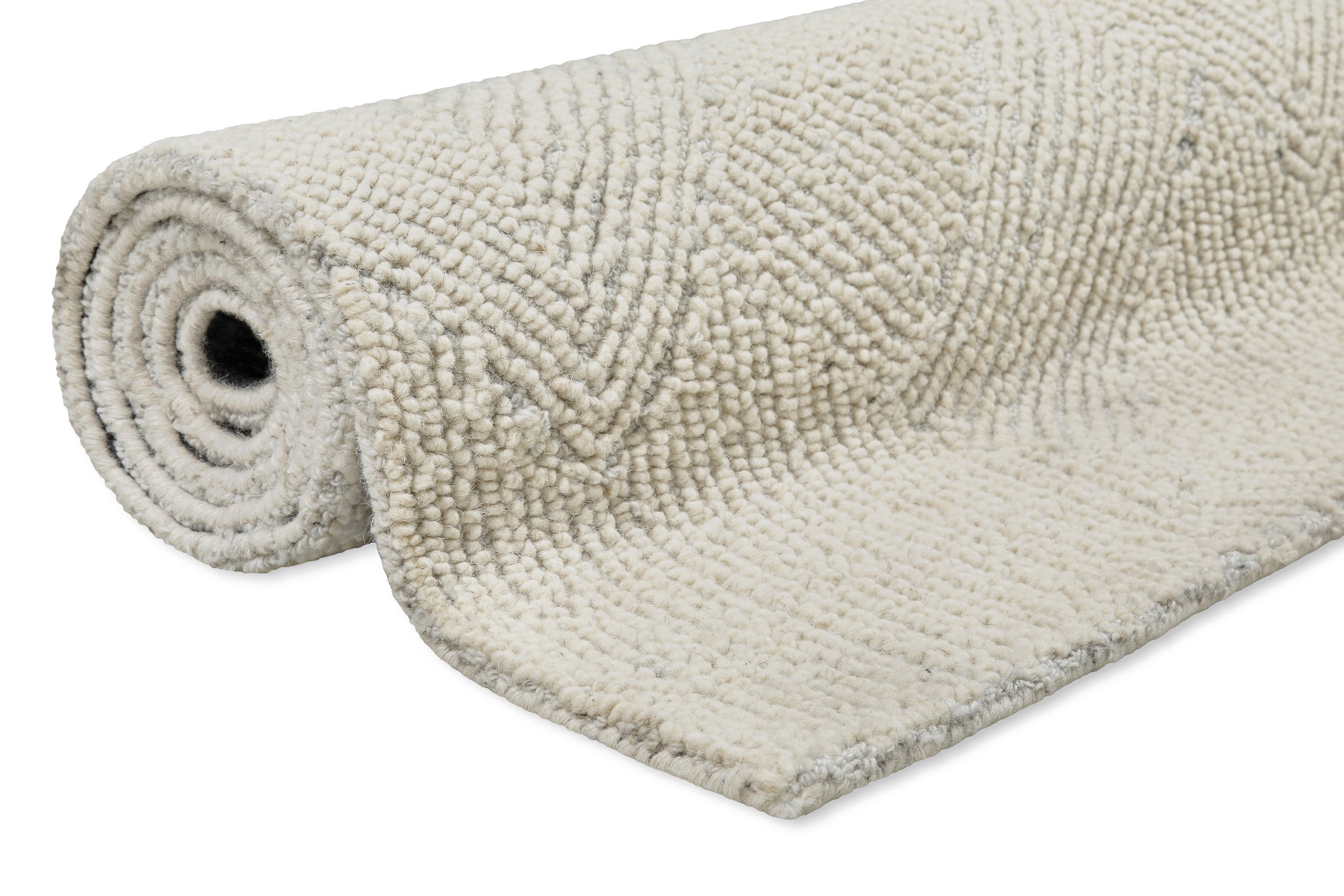 Kurzflor Teppich Elfenbein "Hamptons THIRTYTHREE" WECONhome