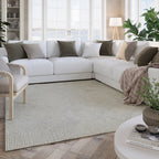 Kurzflor Teppich Elfenbein "Hamptons THIRTYTHREE" WECONhome