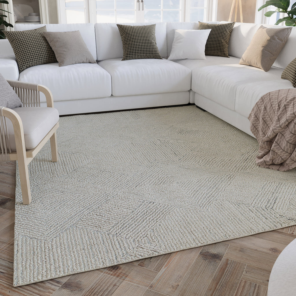 Kurzflor Teppich Elfenbein "Hamptons THIRTYTHREE" WECONhome