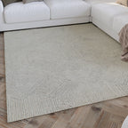 Kurzflor Teppich Elfenbein "Hamptons THIRTYTHREE" WECONhome
