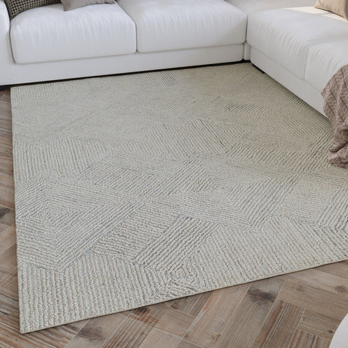 Kurzflor Teppich Elfenbein "Hamptons THIRTYTHREE" WECONhome