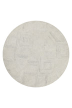 Kurzflor Teppich Rund Elfenbein "Hamptons THIRTYTHREE" WECONhome