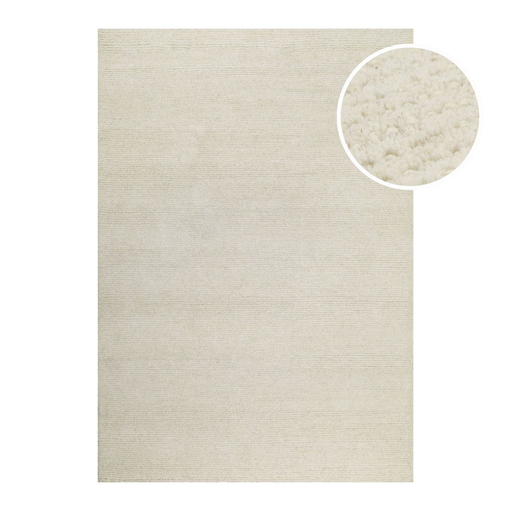 Kurzflor Teppich Creme Weiß "Hamptons THIRTYTWO" WECONhome