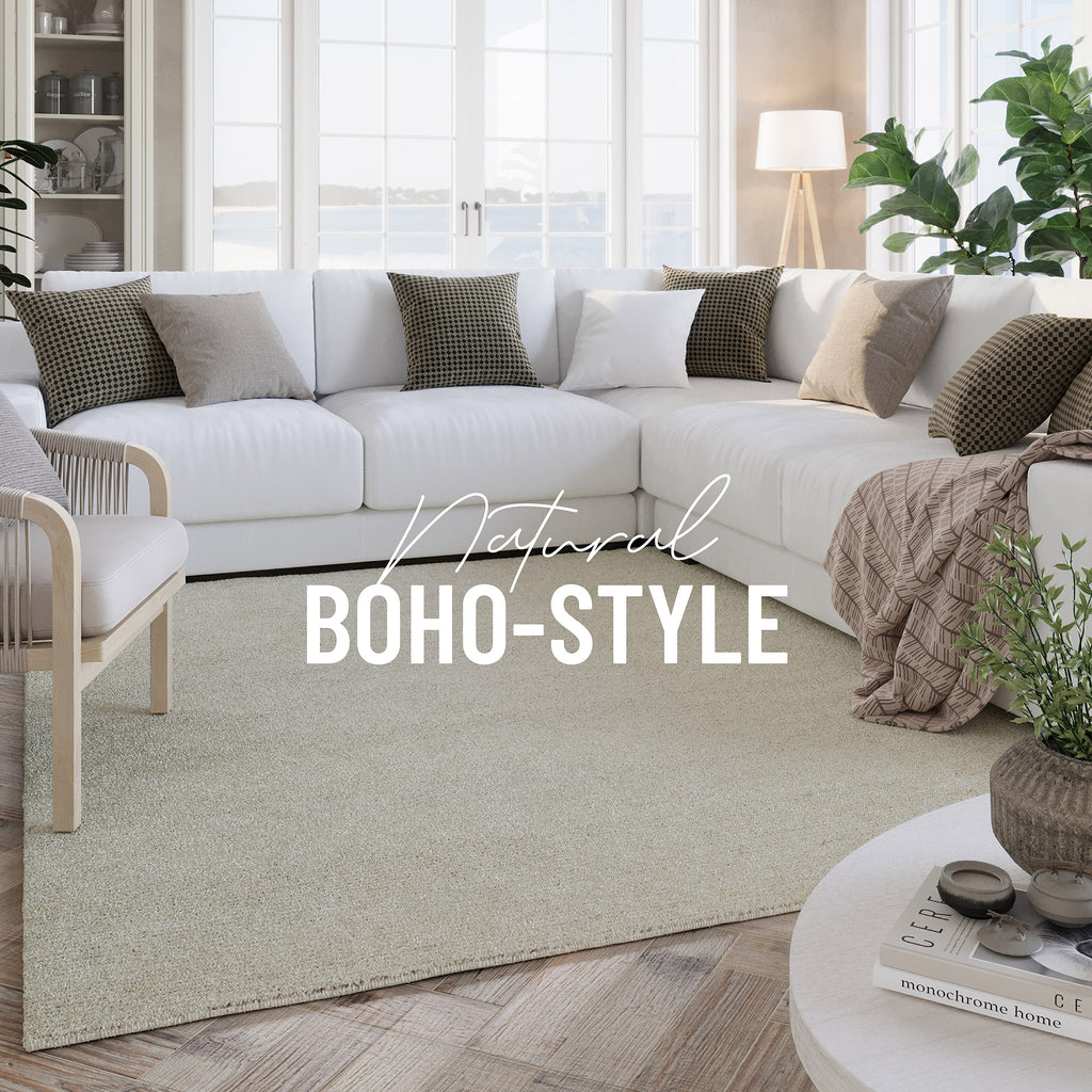 Kurzflor Teppich Creme Weiß "Hamptons THIRTYTWO" WECONhome