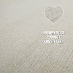 Kurzflor Teppich Creme Weiß "Hamptons THIRTYTWO" WECONhome