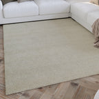 Kurzflor Teppich Creme Weiß "Hamptons THIRTYTWO" WECONhome