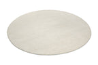 Kurzflor Teppich Rund Creme Weiß "Hamptons THIRTYTWO" WECONhome
