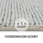 Kurzflor Teppich Blau "Hamptons THIRTYTWO" WECONhome