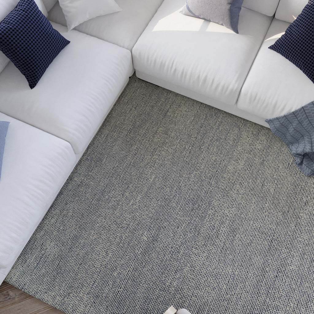 Kurzflor Teppich Blau "Hamptons THIRTYTWO" WECONhome
