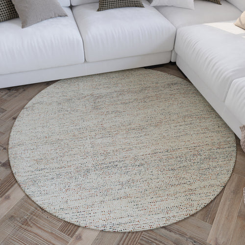 Kurzflor Teppich Rund Blau "Hamptons THIRTYTWO" WECONhome