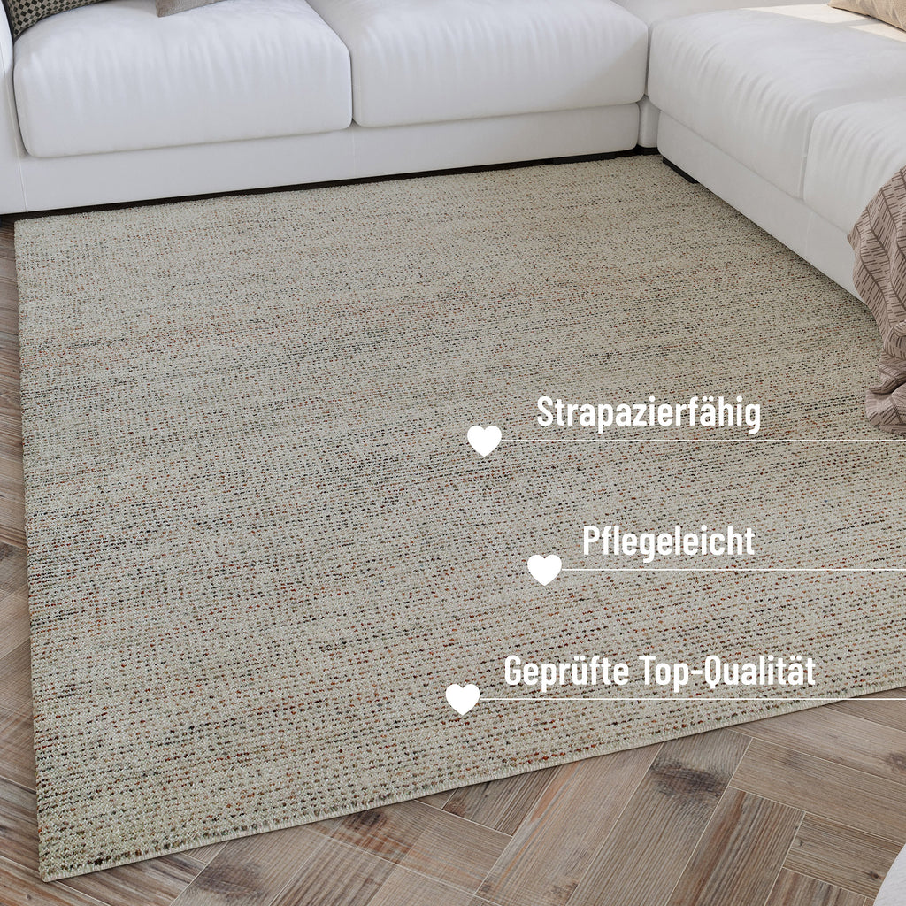 Kurzflor Teppich Multi Pastell "Hamptons THIRTYTWO" WECONhome