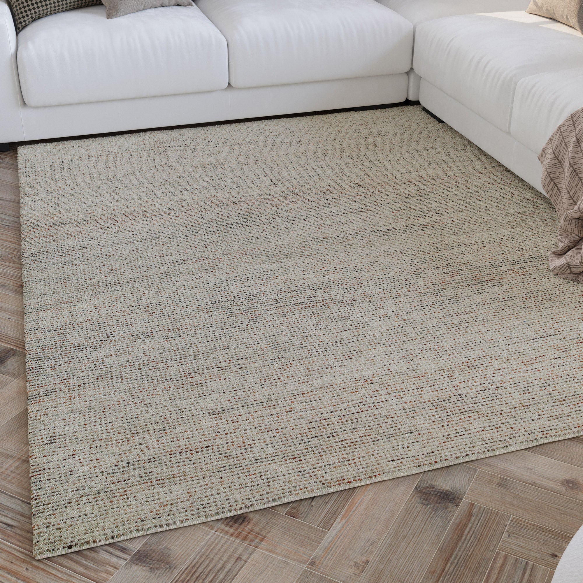 Kurzflor Teppich Multi Pastell "Hamptons THIRTYTWO" WECONhome
