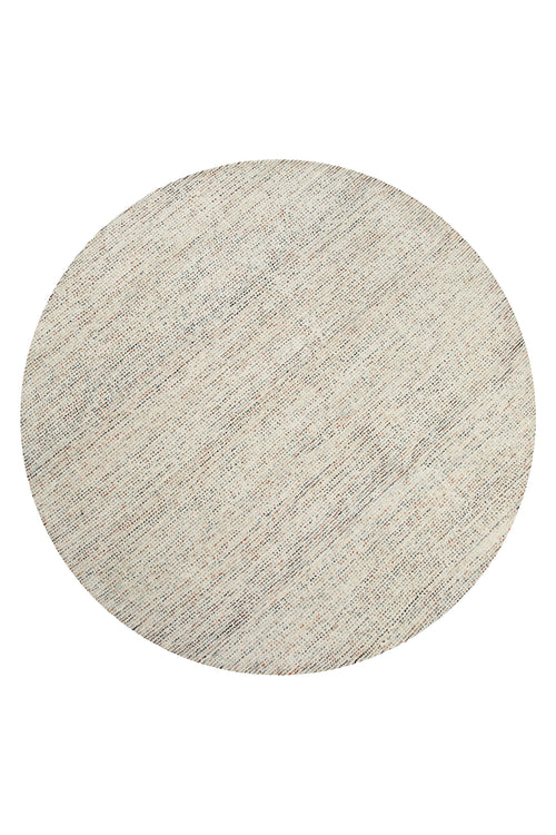 Kurzflor Teppich Rund Multi Pastell "Hamptons THIRTYTWO" WECONhome