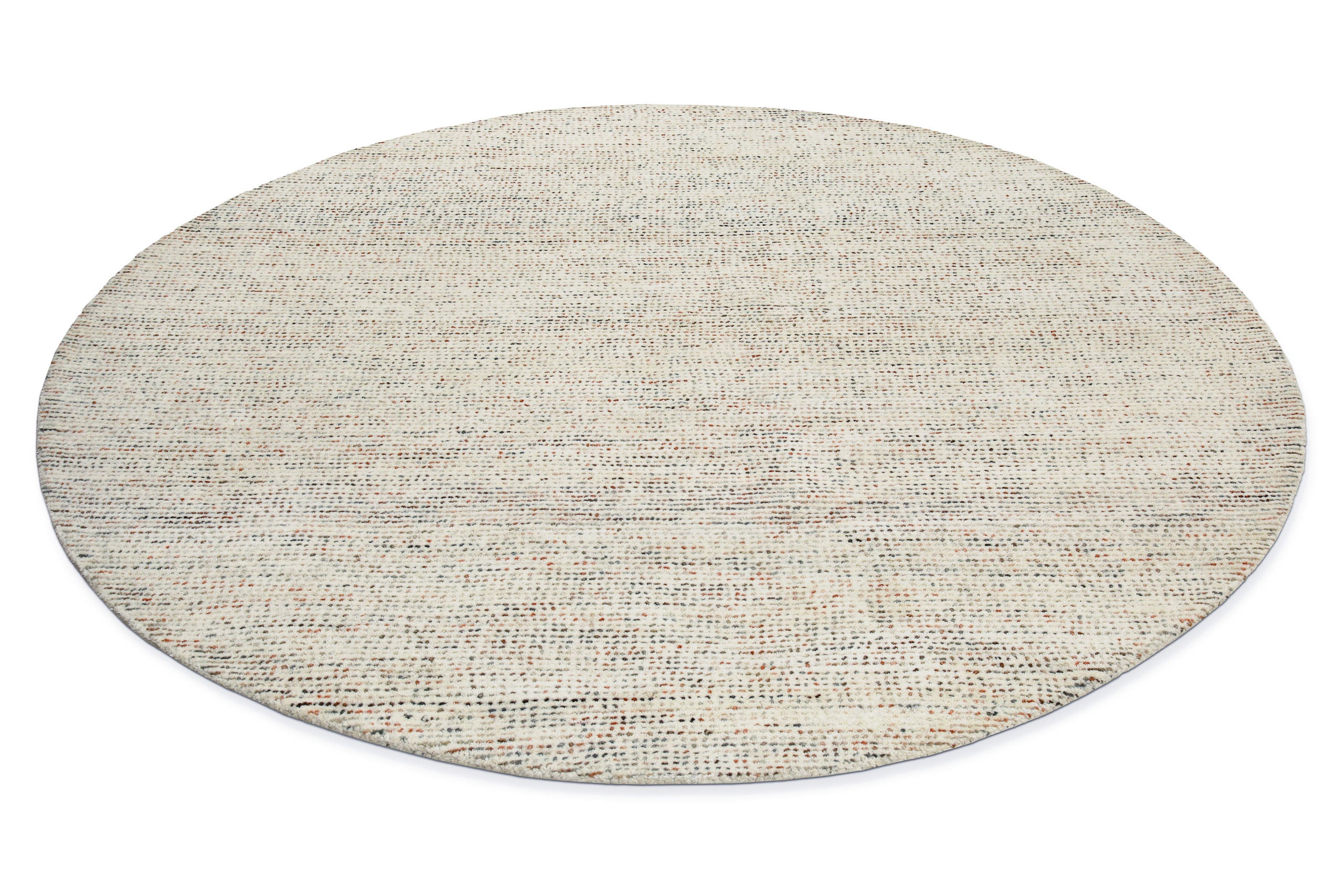 Kurzflor Teppich Rund Multi Pastell "Hamptons THIRTYTWO" WECONhome