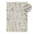 Kurzflor Teppich Creme Weiß aus Schurwolle "Hamptons TWELVE" WECONhome