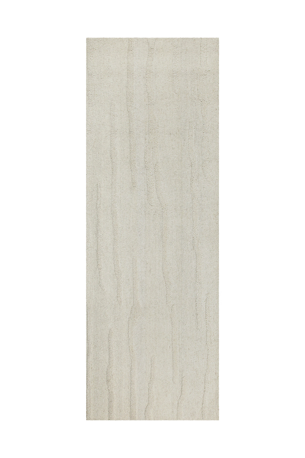 Kurzflor Teppich Creme Weiß aus Schurwolle "Hamptons TWENTY" WECONhome