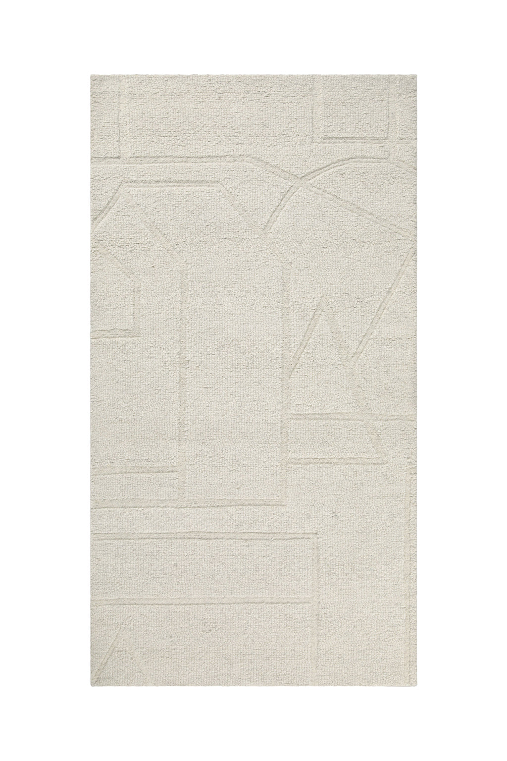 Kurzflor Teppich Creme Weiß "Hamptons TWENTYEIGHT" WECONhome