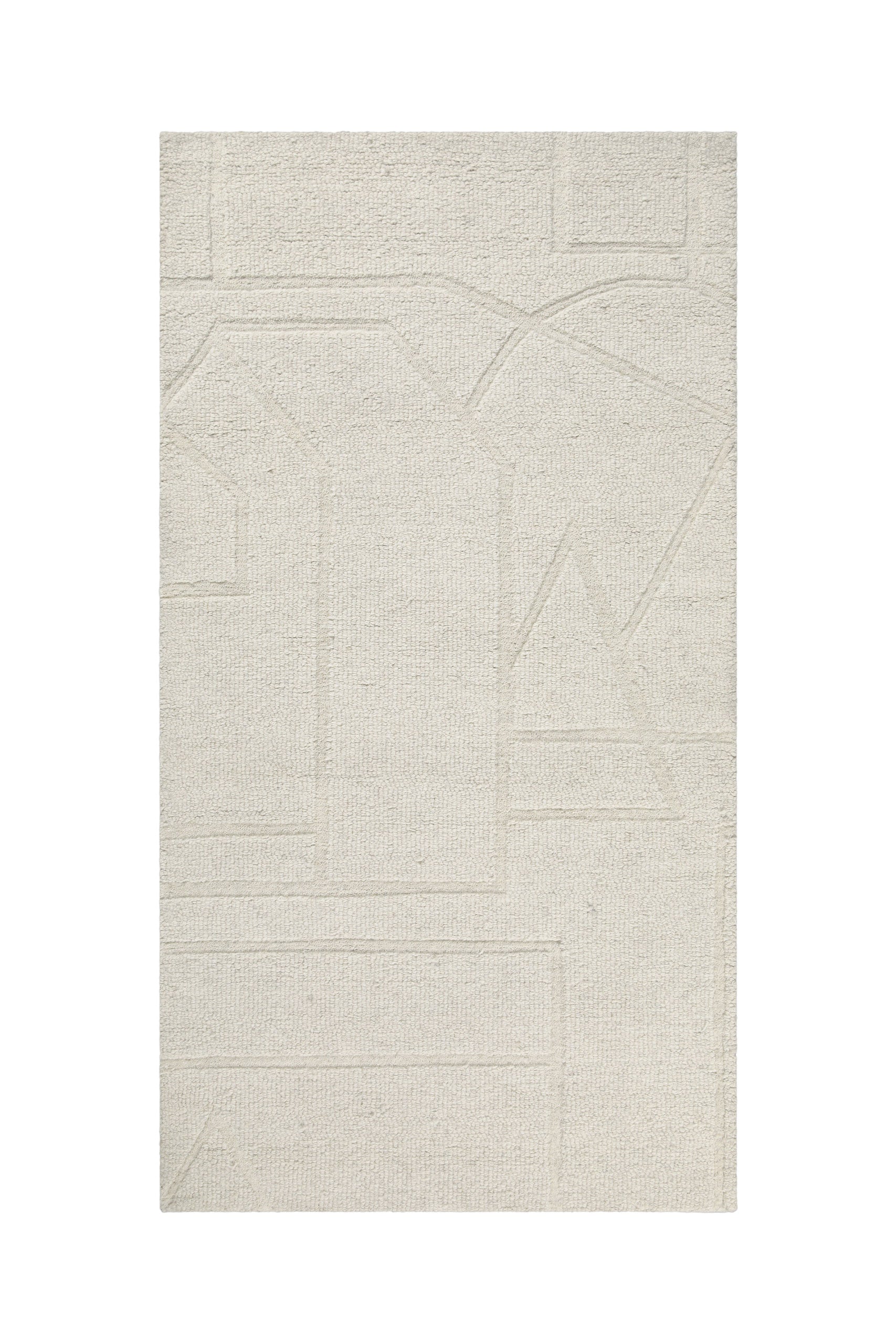 Kurzflor Teppich Creme Weiß "Hamptons TWENTYEIGHT" WECONhome