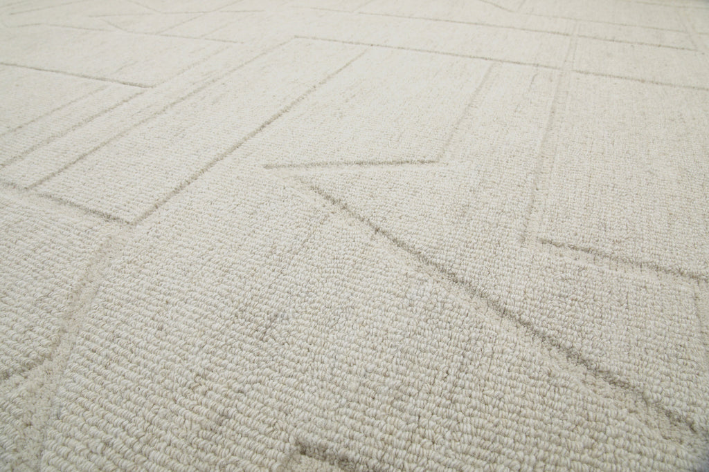 Kurzflor Teppich Creme Weiß "Hamptons TWENTYEIGHT" WECONhome