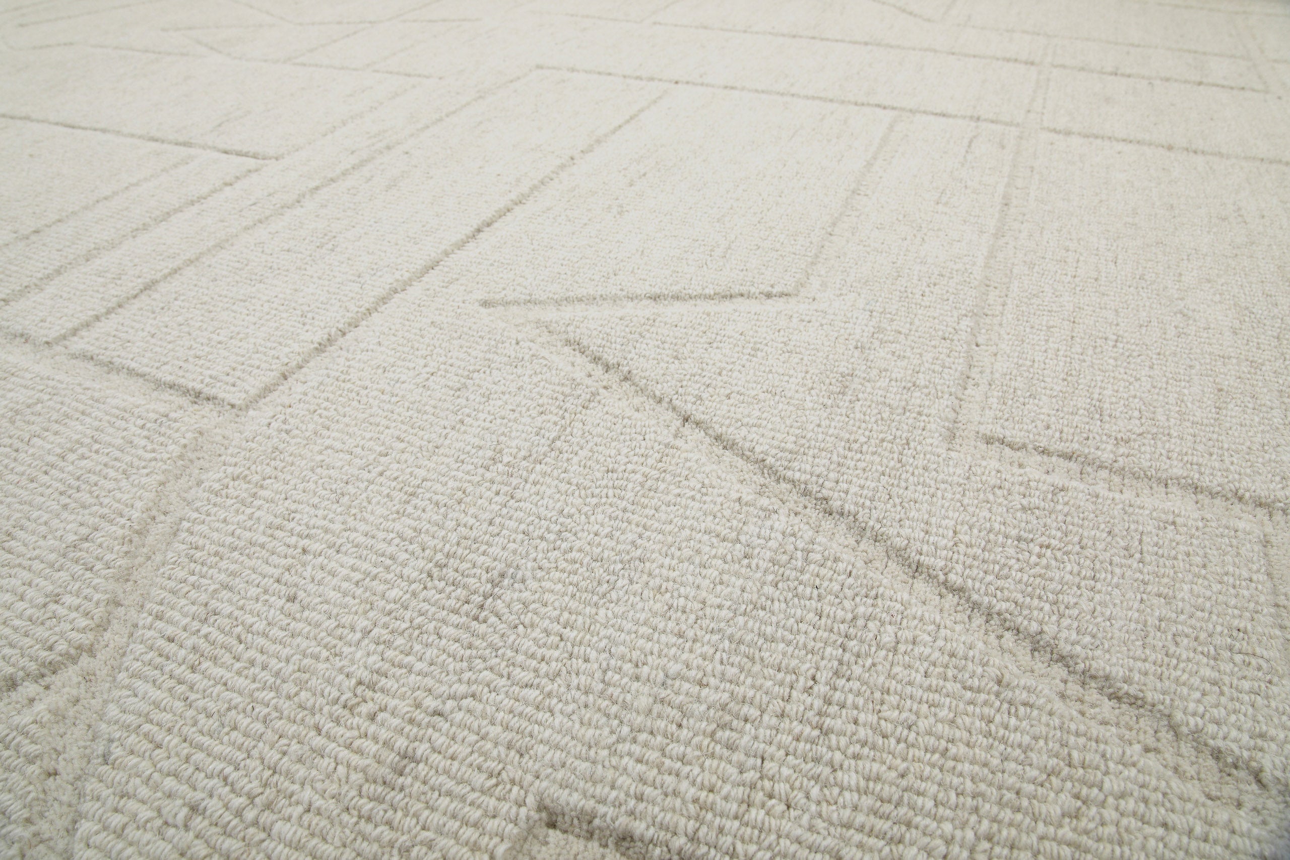 Kurzflor Teppich Creme Weiß "Hamptons TWENTYEIGHT" WECONhome