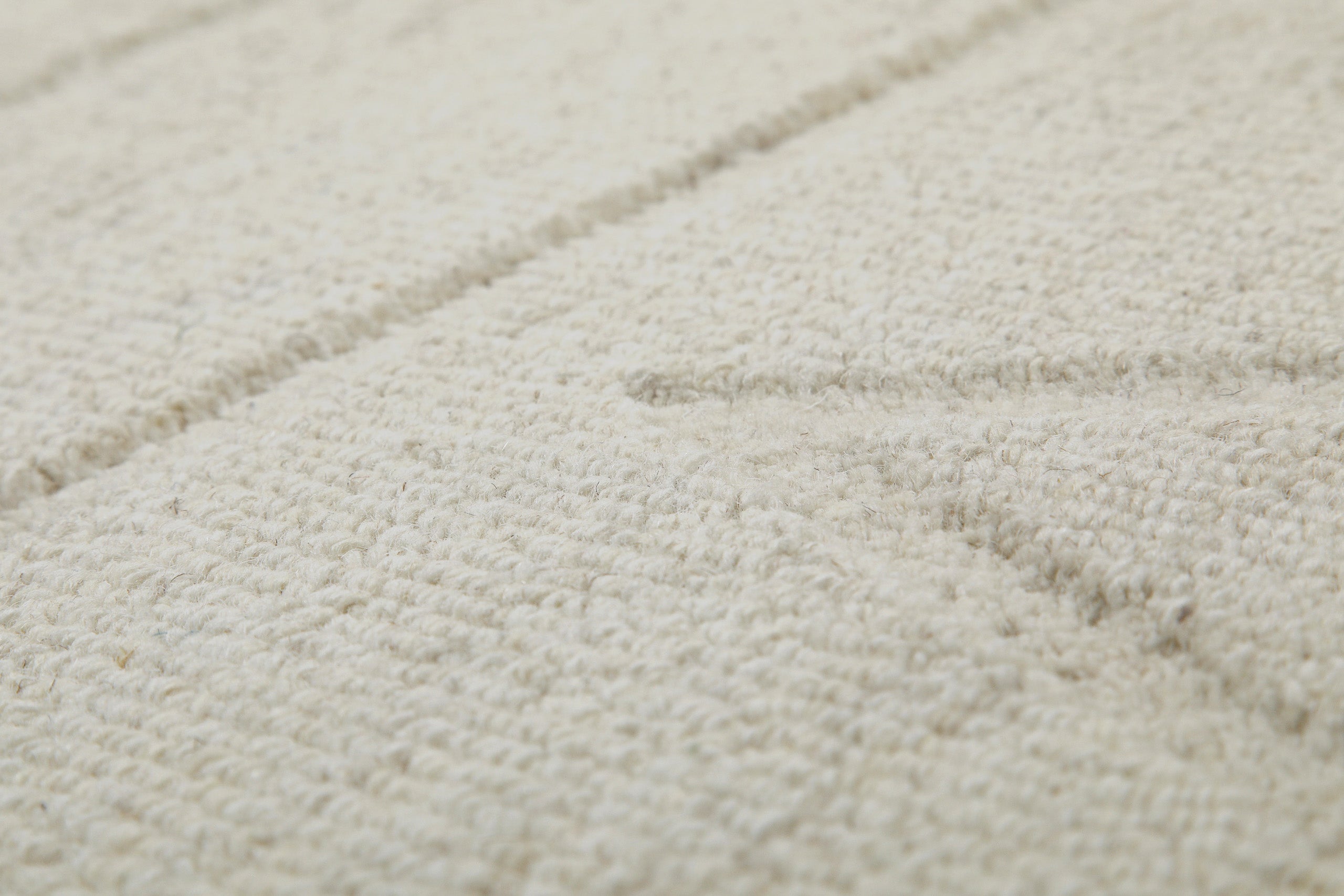Kurzflor Teppich Rund Creme Weiß "Hamptons TWENTYEIGHT" WECONhome