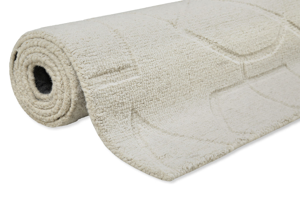 Kurzflor Teppich Creme Weiß "Hamptons TWENTYEIGHT" WECONhome