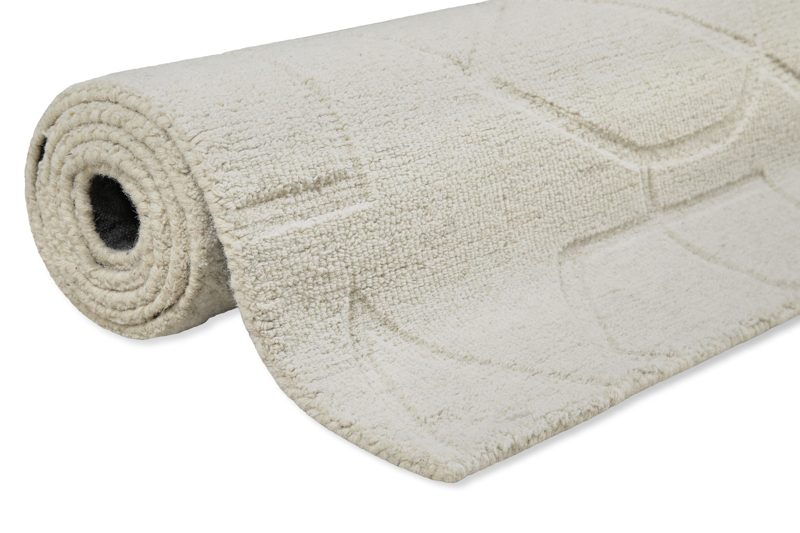 Kurzflor Teppich Creme Weiß "Hamptons TWENTYEIGHT" WECONhome