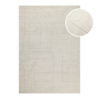 Kurzflor Teppich Creme Weiß "Hamptons TWENTYEIGHT" WECONhome