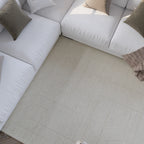 Kurzflor Teppich Creme Weiß "Hamptons TWENTYEIGHT" WECONhome