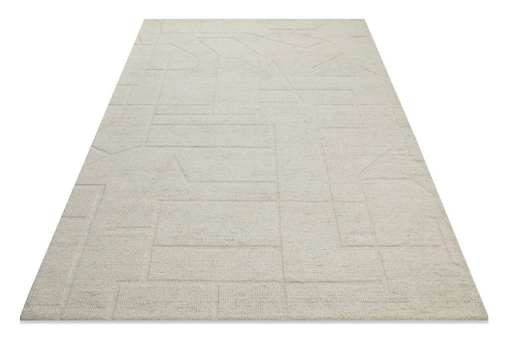 Kurzflor Teppich Creme Weiß "Hamptons TWENTYEIGHT" WECONhome