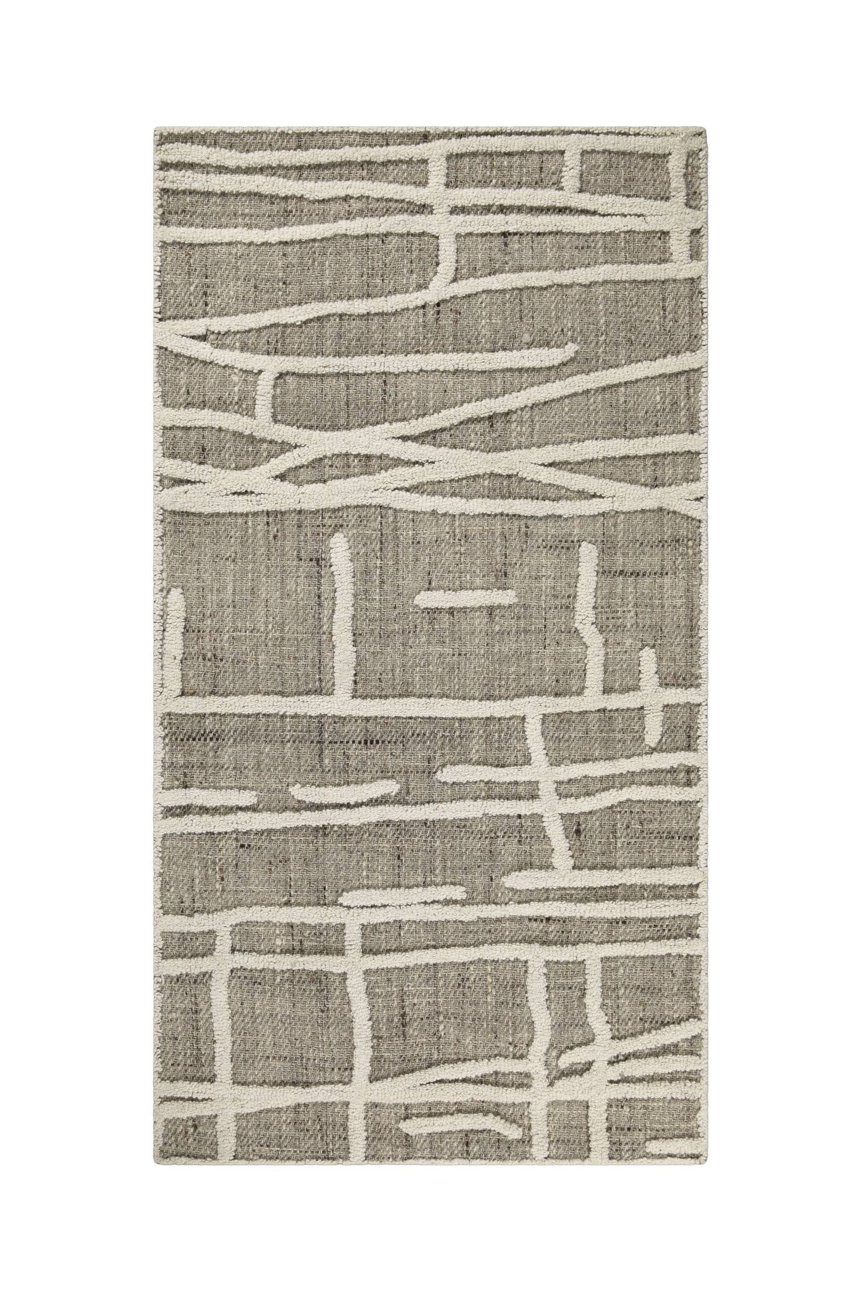 Kurzflor Teppich Taupe meliert "Hamptons TWENTYFIVE" WECONhome