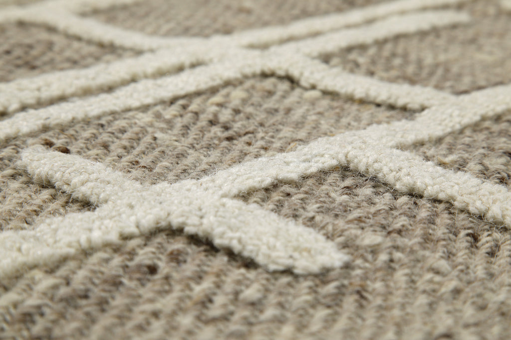 Kurzflor Teppich Taupe meliert "Hamptons TWENTYFIVE" WECONhome