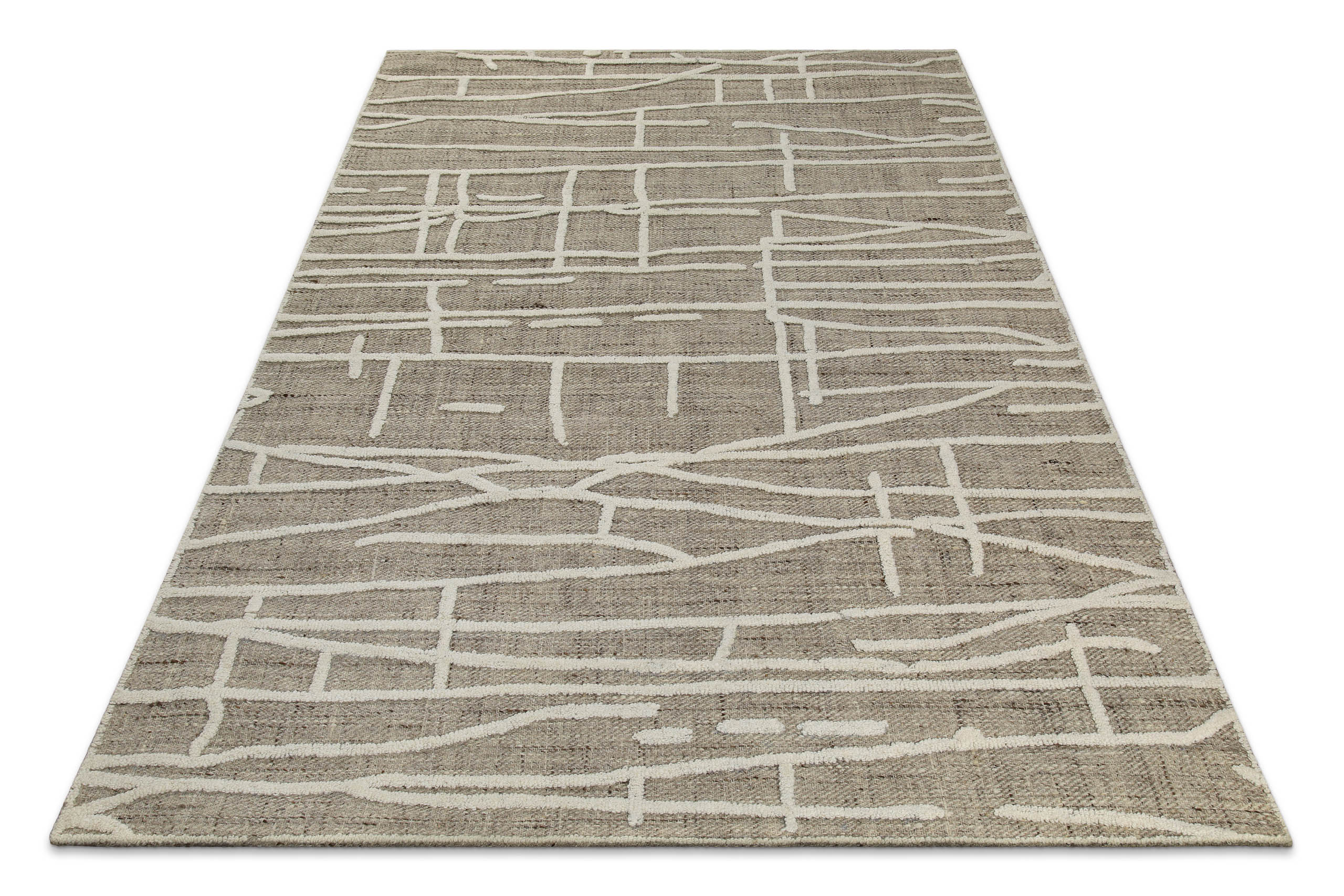 Kurzflor Teppich Taupe meliert "Hamptons TWENTYFIVE" WECONhome