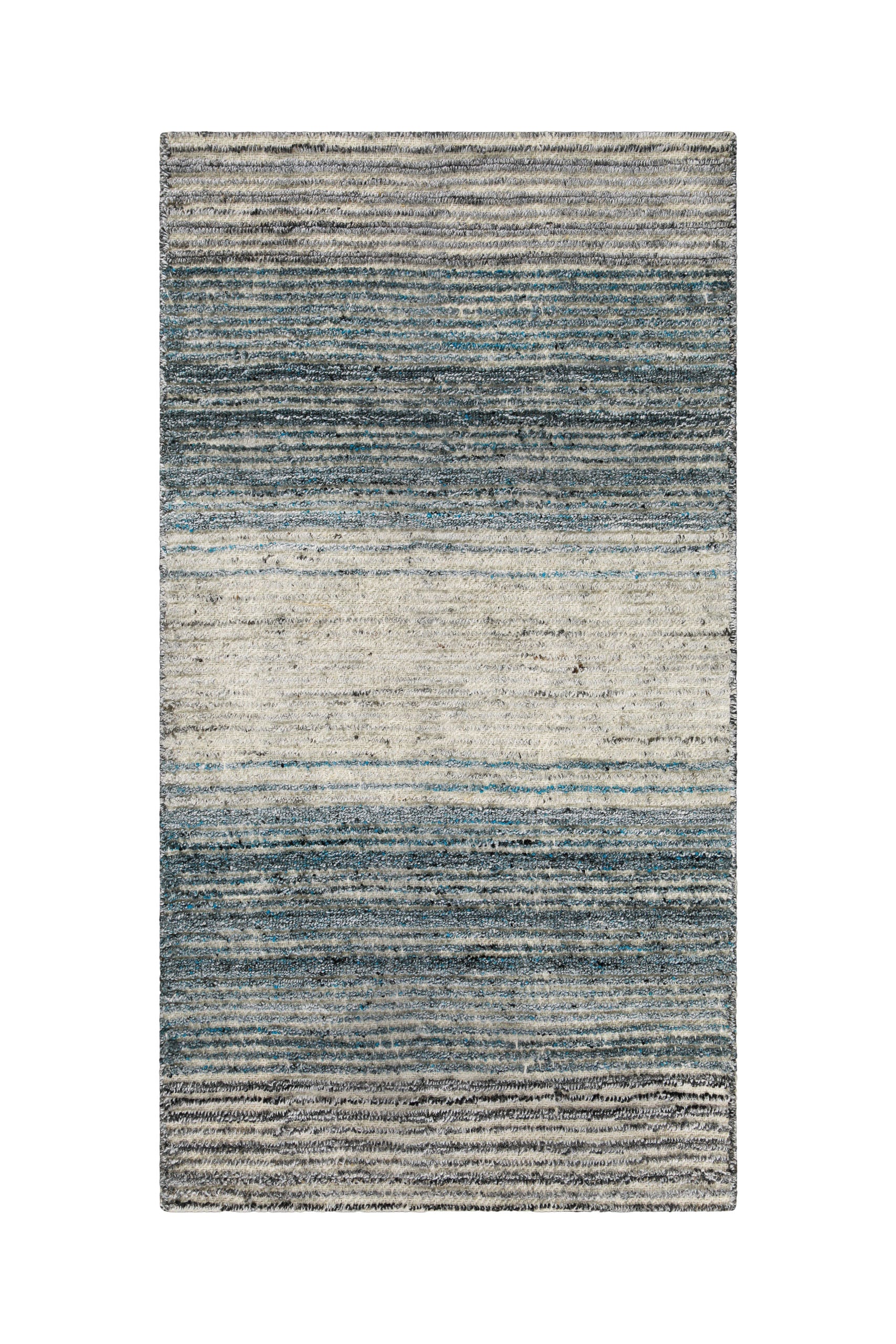 Kurzflor Teppich Grau Blau meliert "Hamptons TWENTYFOUR" WECONhome
