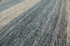 Kurzflor Teppich Rund Grau Blau meliert "Hamptons TWENTYFOUR" WECONhome