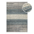 Kurzflor Teppich Grau Blau meliert "Hamptons TWENTYFOUR" WECONhome