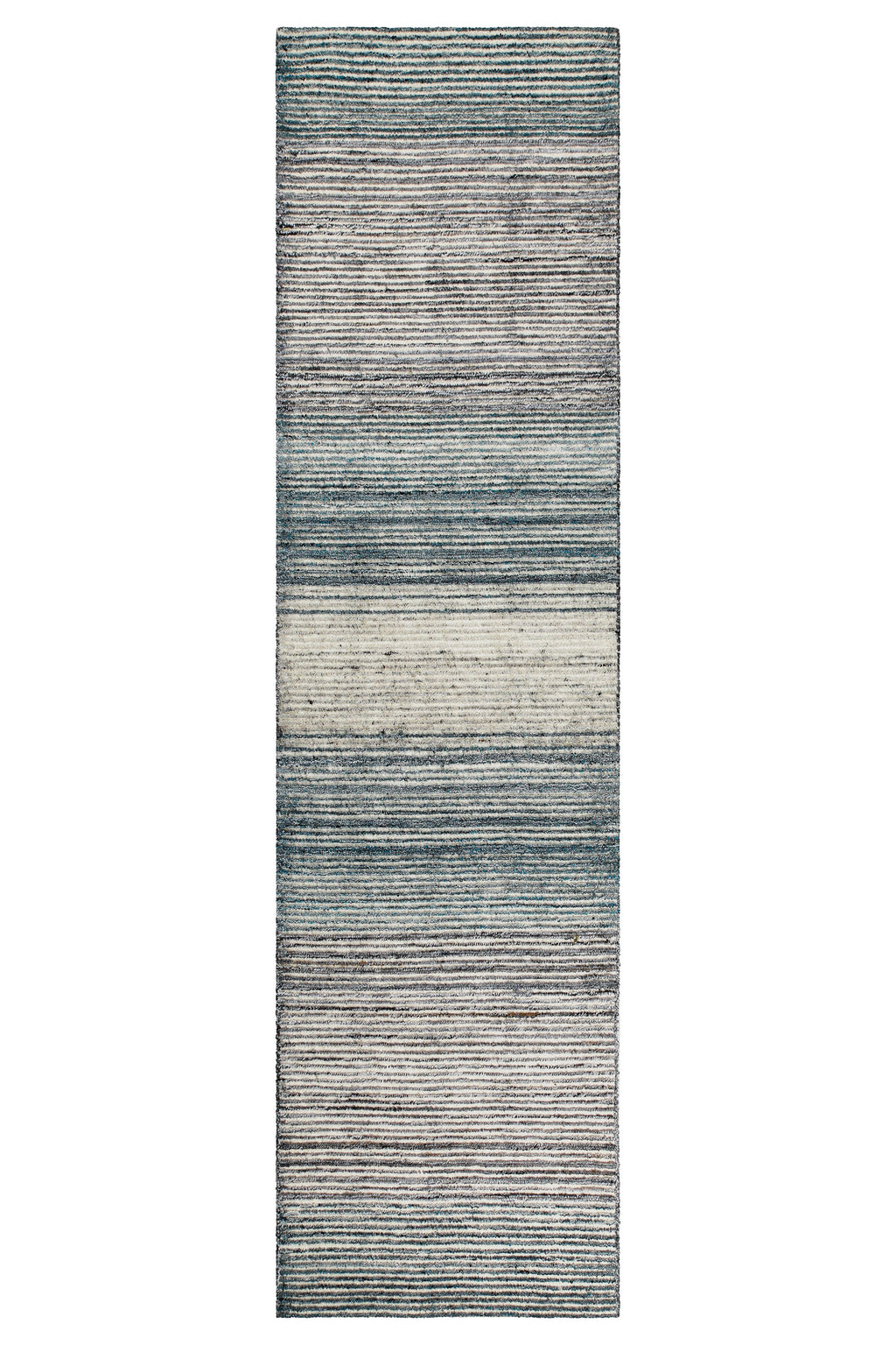 Kurzflor Teppich Grau Blau meliert "Hamptons TWENTYFOUR" WECONhome