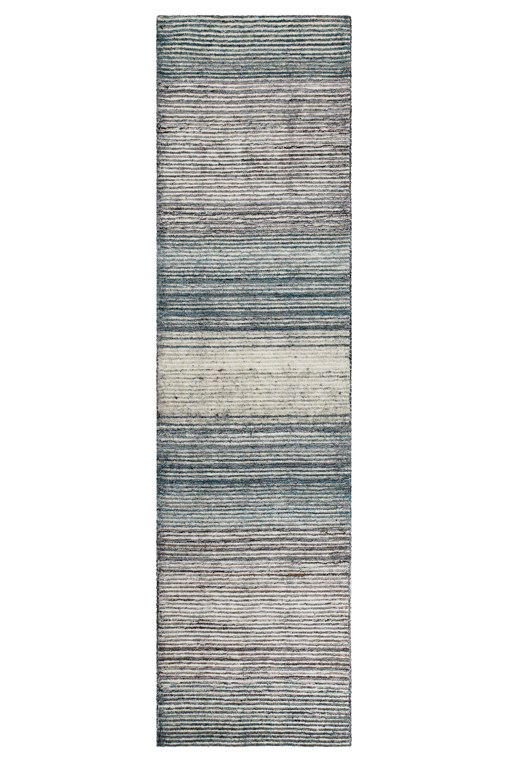 Kurzflor Teppich Grau Blau meliert "Hamptons TWENTYFOUR" WECONhome