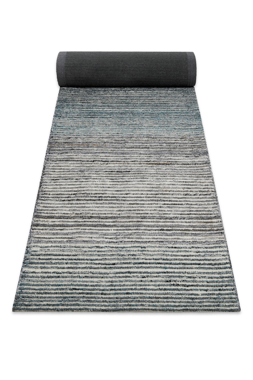 Kurzflor Teppich Grau Blau meliert "Hamptons TWENTYFOUR" WECONhome