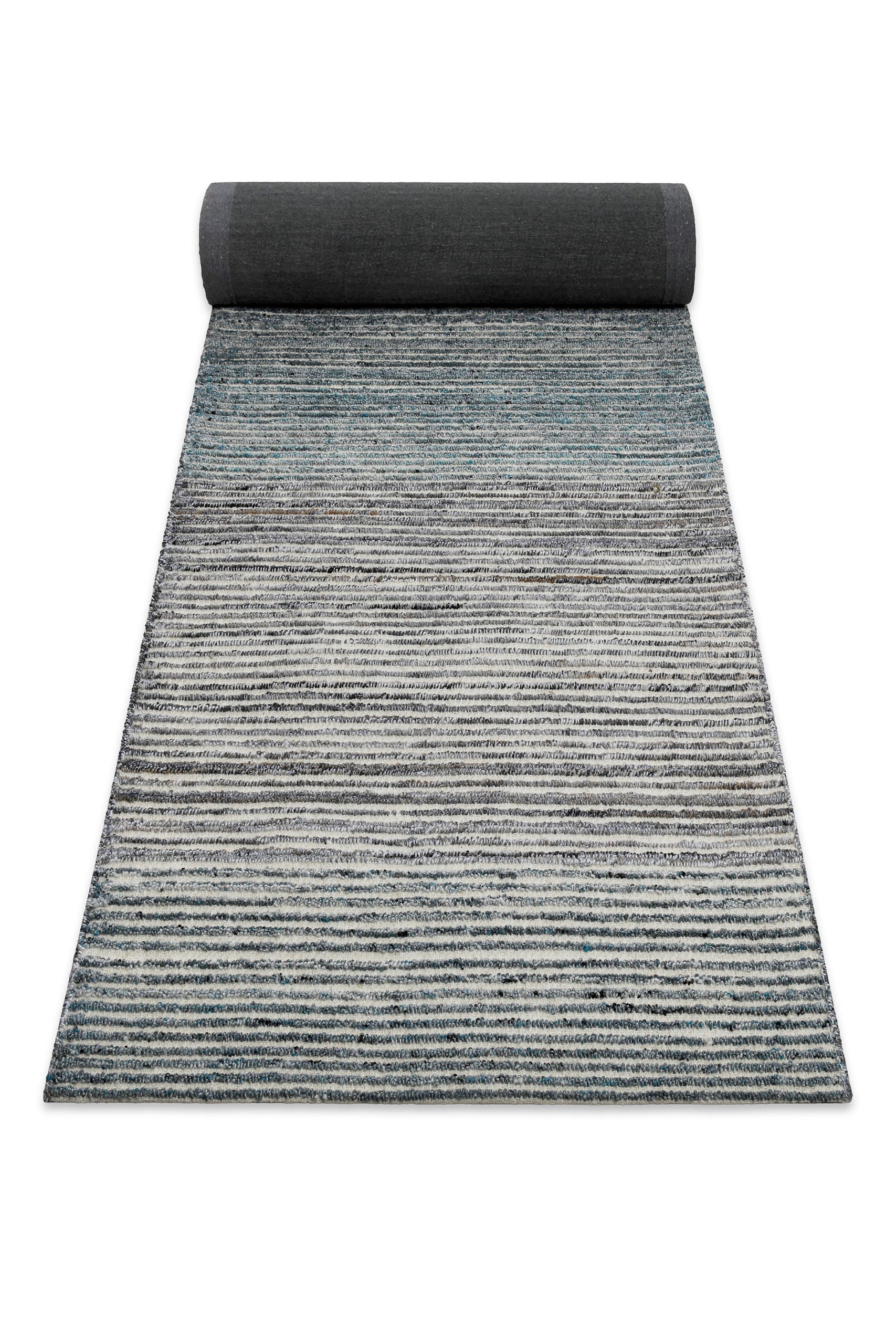 Kurzflor Teppich Grau Blau meliert "Hamptons TWENTYFOUR" WECONhome