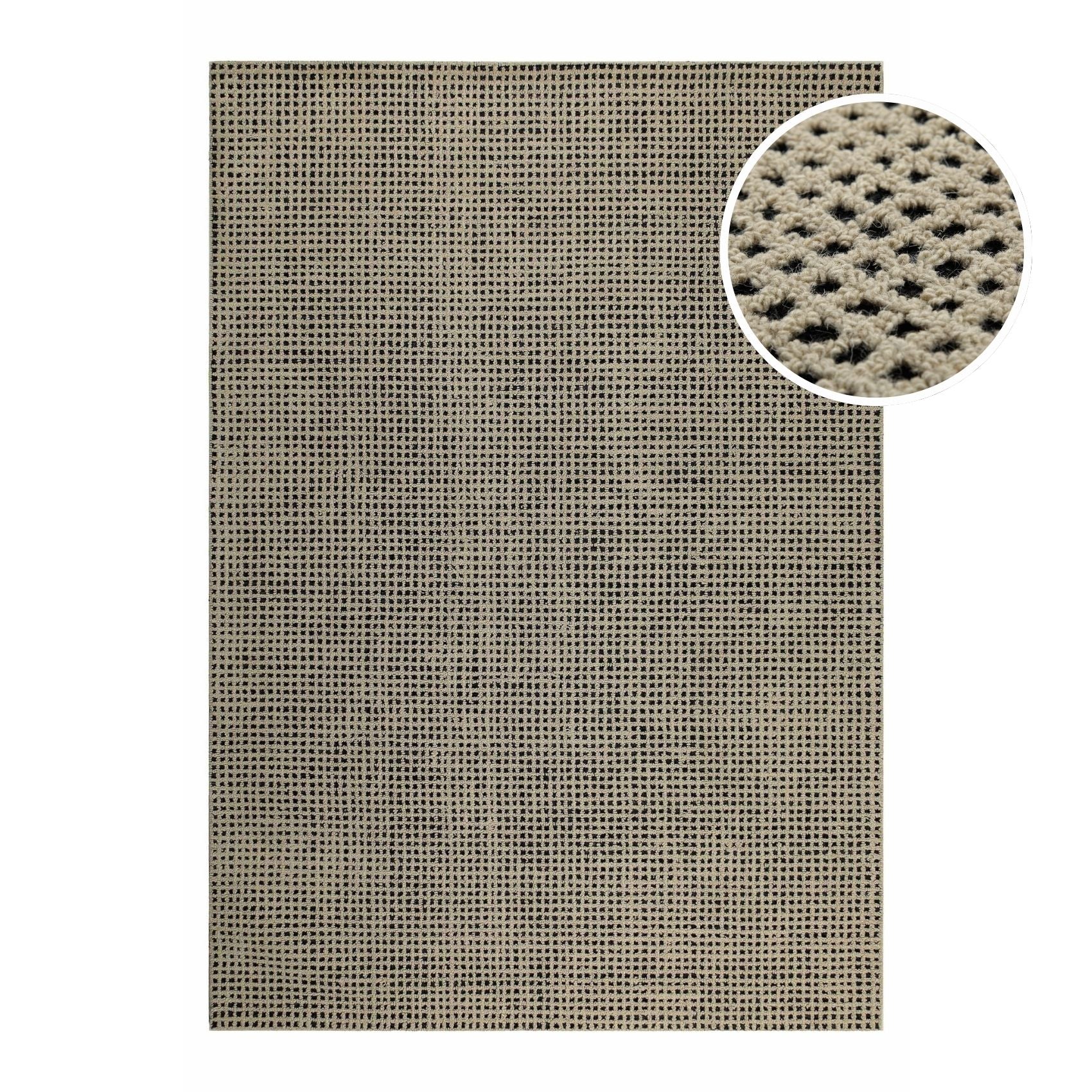 Kurzflor Teppich Sand Beige "Hamptons TWENTYNINE" WECONhome