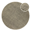 Kurzflor Teppich Rund Sand Beige "Hamptons TWENTYNINE" WECONhome