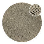 Kurzflor Teppich Rund Sand Beige "Hamptons TWENTYNINE" WECONhome