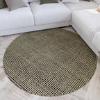 Kurzflor Teppich Rund Sand Beige "Hamptons TWENTYNINE" WECONhome