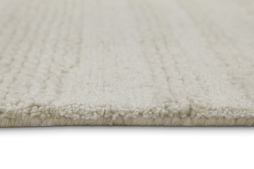 Kurzflor Teppich Rund Creme Weiß "Hamptons TWENTYSEVEN" WECONhome