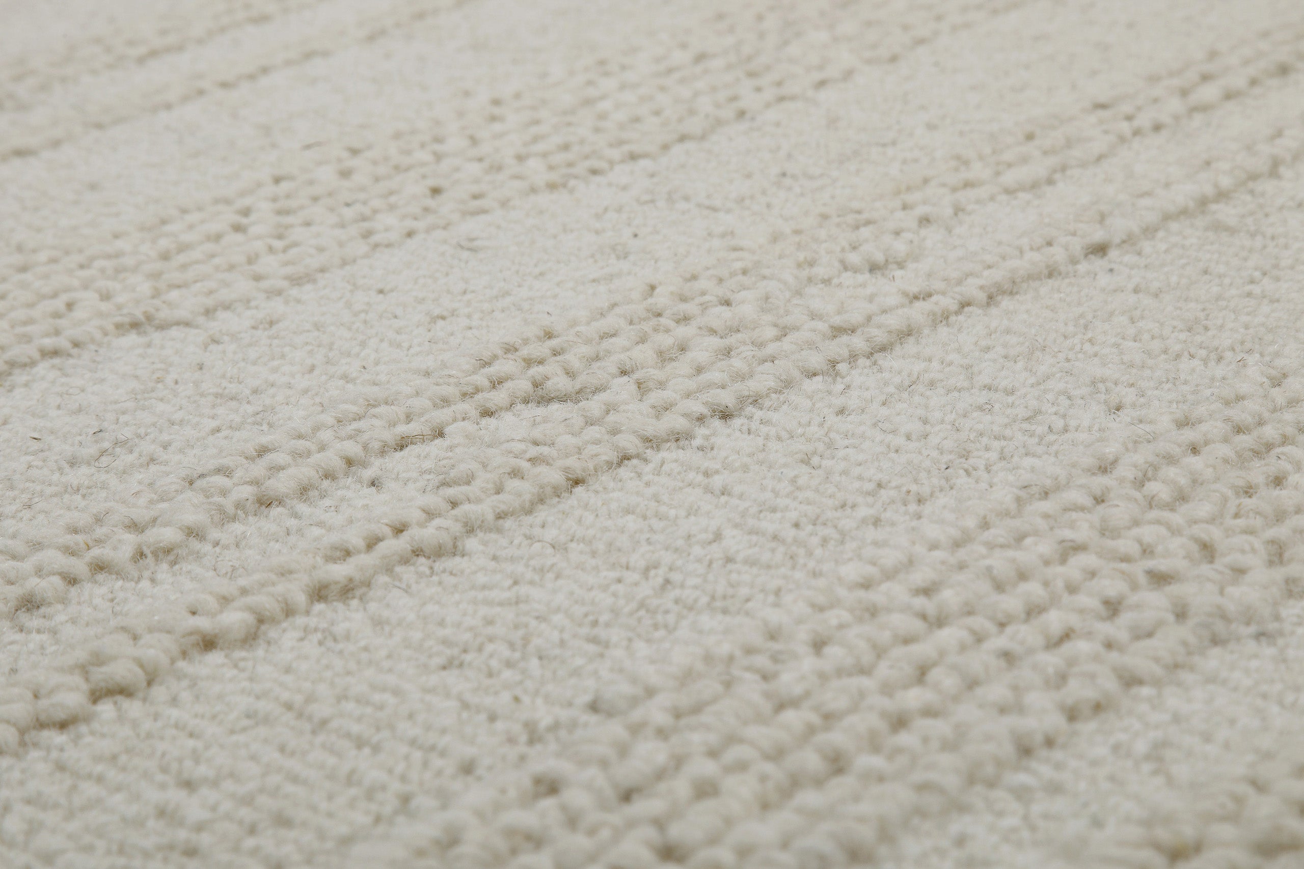 Kurzflor Teppich Rund Creme Weiß "Hamptons TWENTYSEVEN" WECONhome