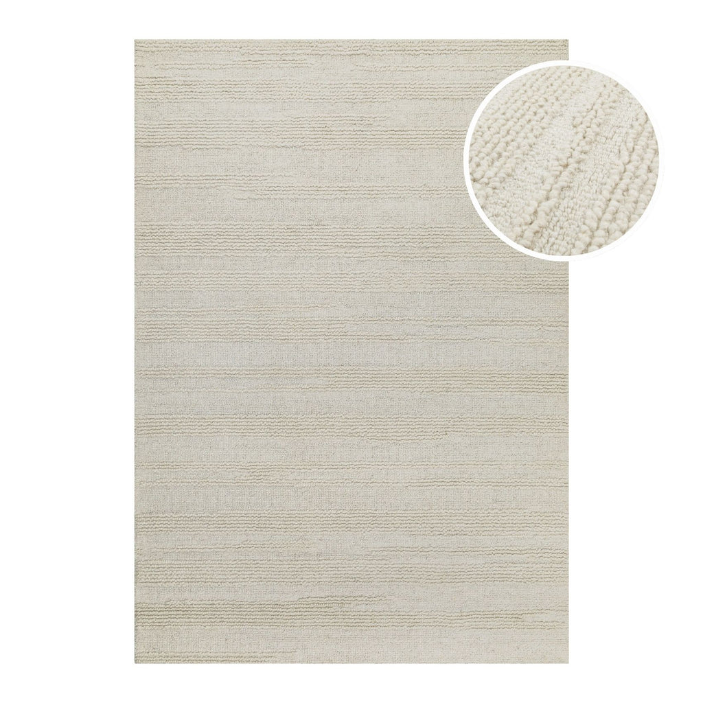 Kurzflor Teppich Creme Weiß "Hamptons TWENTYSEVEN" WECONhome