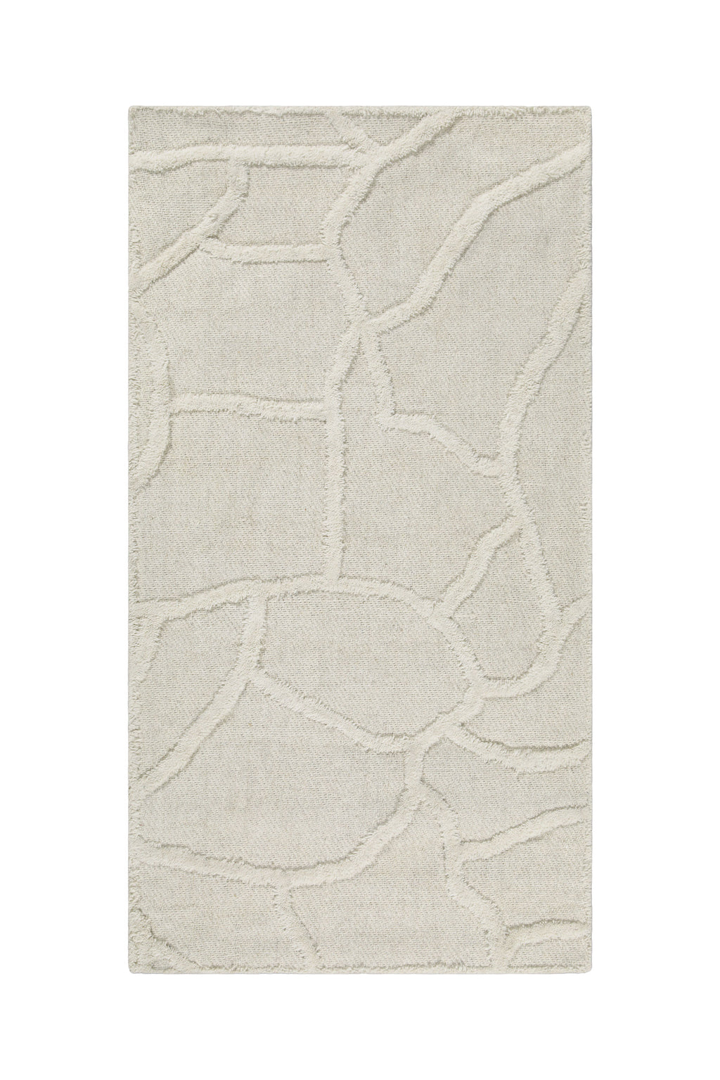 Kurzflor Teppich Creme Weiß "Hamptons TWENTYSIX" WECONhome