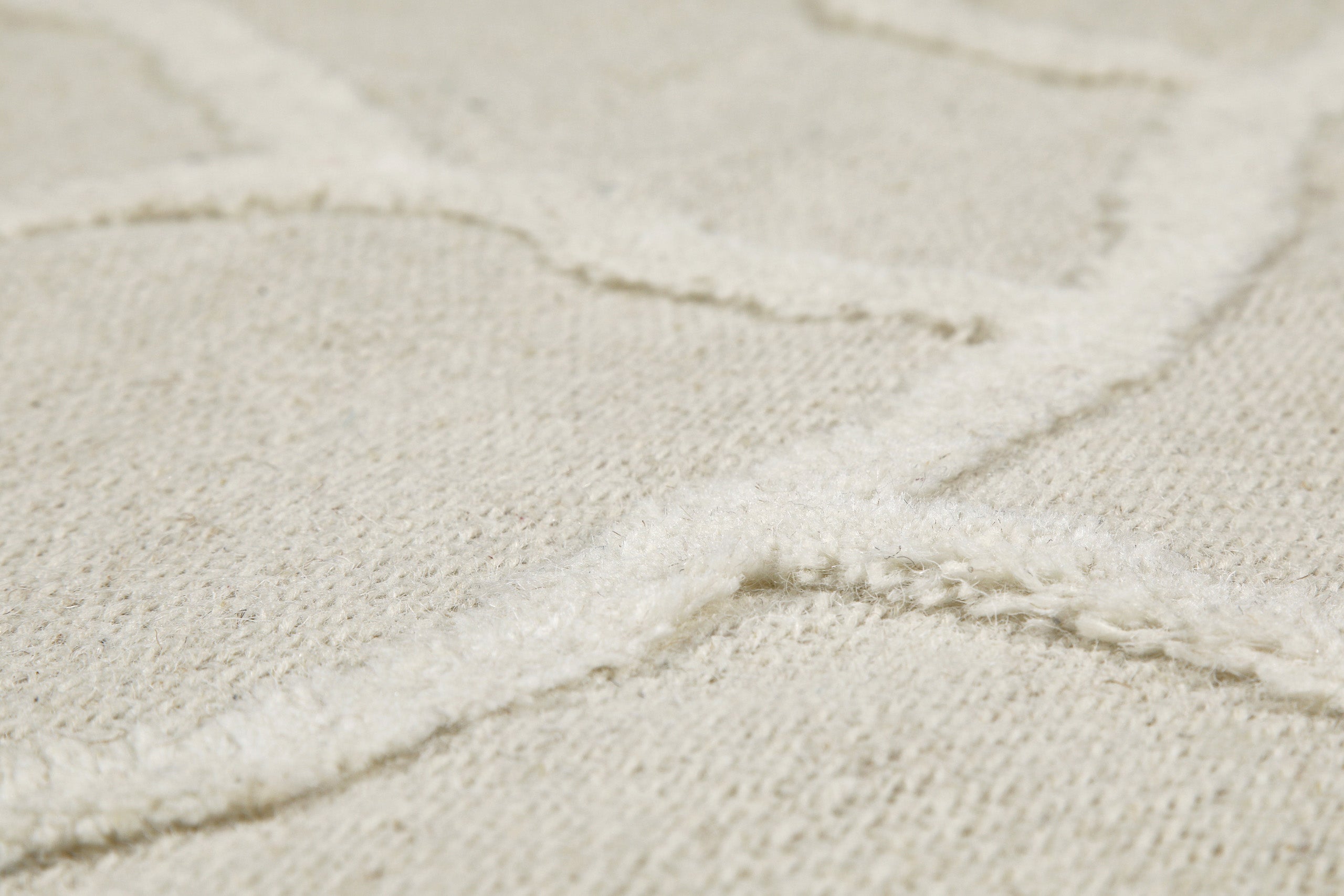 Kurzflor Teppich Creme Weiß "Hamptons TWENTYSIX" WECONhome