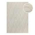 Kurzflor Teppich Creme Weiß aus Schurwolle "Hamptons TWENTYTHREE" WECONhome